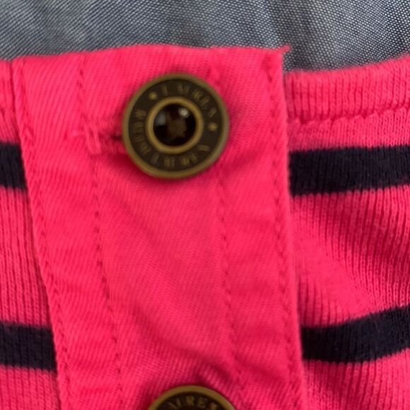 Lauren Ralph Lauren Cotton Striped Women’s T-Shirt Size L - Picture 9 of 11